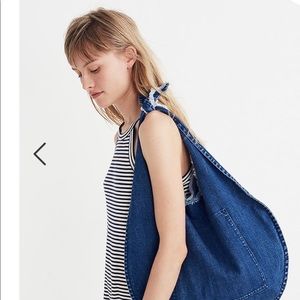 NWT Madewell Denim Knotted Tote